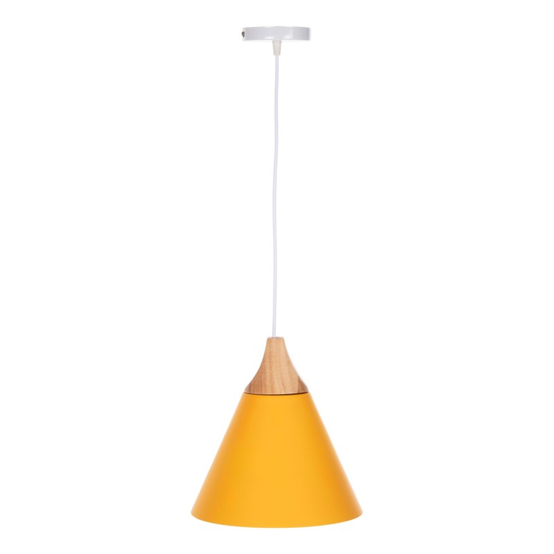 CEILING PENDANT LAMP FK4146 YELLOW METAL CAP Φ25x125Hcm. CEILING PENDANT LAMP FK4146 YELLOW METAL CAP Φ25x125Hcm.