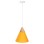 CEILING PENDANT LAMP FK4146 YELLOW METAL CAP Φ25x125Hcm.