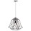 CEILING PENDANT LAMP FK4066 BLACK METAL DIAMOND-LIKE "CAGE" CAP 39x34x130Hcm.