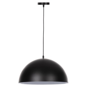 CEILING PENDANT LAMP FK4078 BLACK METAL ROUND CAP Φ40x125Hcm.