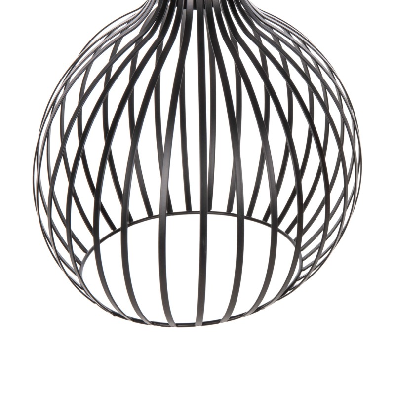 CEILING PENDANT LAMP FK4164 BLACK METAL CAP Φ28x138Hcm. CEILING PENDANT LAMP FK4164 BLACK METAL CAP Φ28x138Hcm.