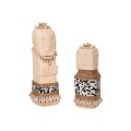 TABLE STATUETTE SUMBA FK4309 MADE OF WHITE PARAS STONE-BEADS-SEAGRASS ROPE 7x7x17Hcm. TABLE STATUETTE SUMBA FK4309 MADE OF WHITE PARAS STONE-BEADS-SEAGRASS ROPE 7x7x17Hcm.