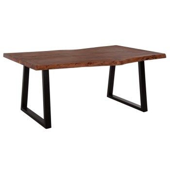 DINING TABLE MONTANA FK9620.11 SOLID ACACIA WOOD 240x100x77Hcm. 4cm TABLETOP THICKNESS