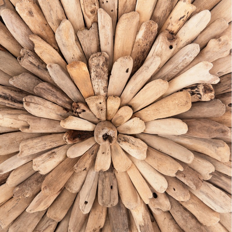 WALL DECORATION ROUND CHIIKI FK4297 DRIFTWOOD IN NATURAL Φ40 cm. WALL DECORATION ROUND CHIIKI FK4297 DRIFTWOOD IN NATURAL Φ40 cm.