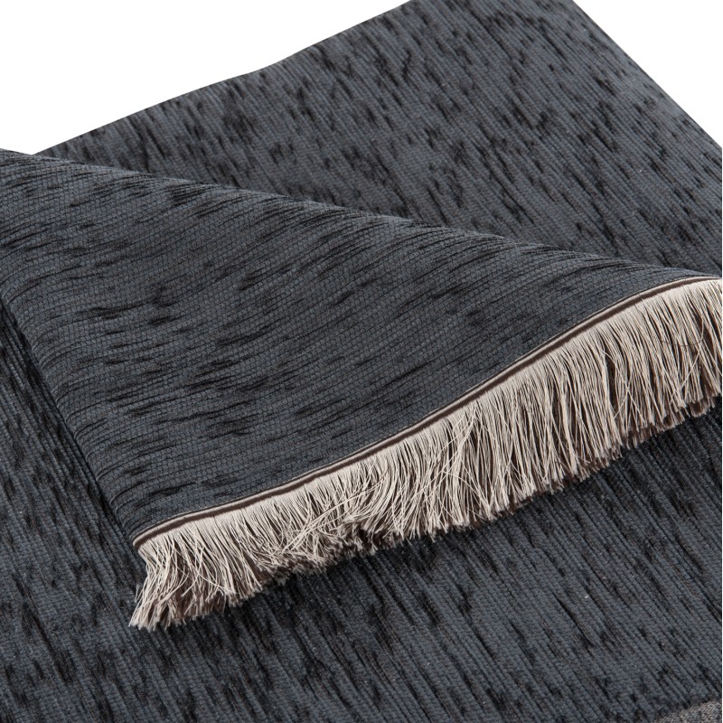 SOFA COVER-THROW WITH FRINGES DREAMTOPIA FK12164.09 IN BLUE COLOR 178X178cm. SOFA COVER-THROW WITH FRINGES DREAMTOPIA FK12164.09 IN BLUE COLOR 178X178cm.