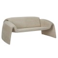 SOFA 2-SEATER LAFORGE FK9680.03 METAL FRAME-BEIGE BOUCLE FABRIC 160x80x63Hcm. SOFA 2-SEATER LAFORGE FK9680.03 METAL FRAME-BEIGE BOUCLE FABRIC 160x80x63Hcm.