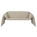 SOFA 2-SEATER LAFORGE FK9680.03 METAL FRAME-BEIGE BOUCLE FABRIC 160x80x63Hcm. SOFA 2-SEATER LAFORGE FK9680.03 METAL FRAME-BEIGE BOUCLE FABRIC 160x80x63Hcm.