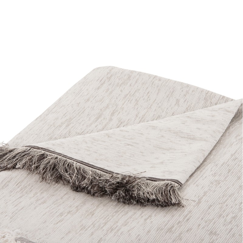 SOFA COVER-THROW WITH FRINGES DREAMTOPIA FK12165.07 IN ECRU COLOR 295X170cm. SOFA COVER-THROW WITH FRINGES DREAMTOPIA FK12165.07 IN ECRU COLOR 295X170cm.