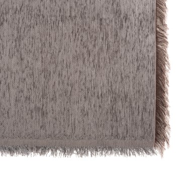 SOFA COVER-THROW WITH FRINGES DREAMTOPIA FK12165.08 IN GREY COLOR 295X170cm.