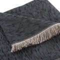 SOFA COVER-THROW WITH FRINGES DREAMTOPIA FK12165.09 IN NAVY BLUE COLOR 295X170cm. SOFA COVER-THROW WITH FRINGES DREAMTOPIA FK12165.09 IN NAVY BLUE COLOR 295X170cm.