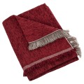 SOFA COVER-THROW WITH FRINGES DREAMTOPIA FK12165.10 IN BURGUNDY RED COLOR 295X170cm. SOFA COVER-THROW WITH FRINGES DREAMTOPIA FK12165.10 IN BURGUNDY RED COLOR 295X170cm.