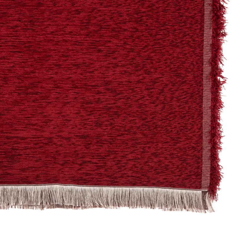 SOFA COVER-THROW WITH FRINGES DREAMTOPIA FK12165.10 IN BURGUNDY RED COLOR 295X170cm. SOFA COVER-THROW WITH FRINGES DREAMTOPIA FK12165.10 IN BURGUNDY RED COLOR 295X170cm.