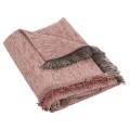 SOFA COVER-THROW WITH FRINGES DREAMTOPIA FK12165.11 IN DUSTY PINK COLOR 295X170cm. SOFA COVER-THROW WITH FRINGES DREAMTOPIA FK12165.11 IN DUSTY PINK COLOR 295X170cm.