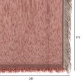 SOFA COVER-THROW WITH FRINGES DREAMTOPIA FK12161.03 IN DUSTY PINK COLOR 245X170cm. SOFA COVER-THROW WITH FRINGES DREAMTOPIA FK12161.03 IN DUSTY PINK COLOR 245X170cm.
