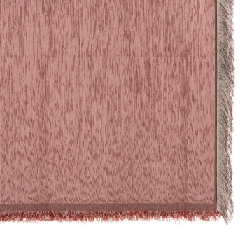 SOFA COVER-THROW WITH FRINGES DREAMTOPIA FK12161.03 IN DUSTY PINK COLOR 245X170cm.