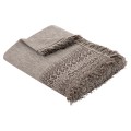 SOFA COVER-THROW WITH FRINGES DREAMTOPIA FK12163.03 IN LIGHT BROWN COLOR 245X170cm. SOFA COVER-THROW WITH FRINGES DREAMTOPIA FK12163.03 IN LIGHT BROWN COLOR 245X170cm.