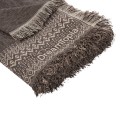 SOFA COVER-THROW WITH FRINGES DREAMTOPIA FK12163.08 IN BROWN COLOR 245X170cm. SOFA COVER-THROW WITH FRINGES DREAMTOPIA FK12163.08 IN BROWN COLOR 245X170cm.