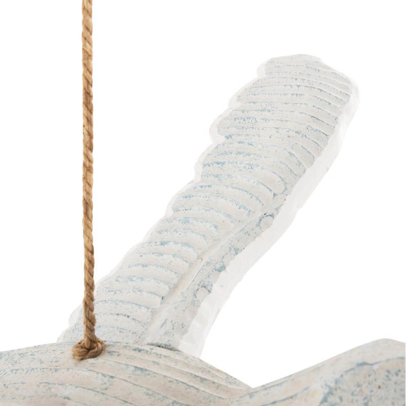 PENDANT DECORATION SEAGULL FK4302 ALBASIA WOOD IN BLUEWASH 93x62x12-100H cm.m. PENDANT DECORATION SEAGULL FK4302 ALBASIA WOOD IN BLUEWASH 93x62x12-100H cm.m.