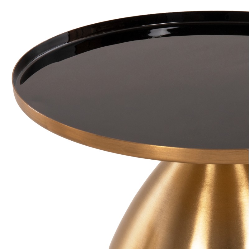 SIDE TABLES 2PCS FK9661 METAL IN BLACK AND GOLD Φ50,5 &Φ40,5cm. SIDE TABLES 2PCS FK9661 METAL IN BLACK AND GOLD Φ50,5 &Φ40,5cm.