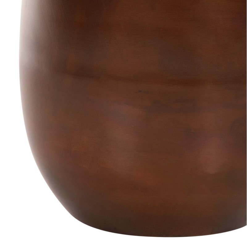 SIDE TABLES 2PCS REGEN FK9666 METAL IN COPPER-GLASS TOP Φ44 & Φ40 cm. SIDE TABLES 2PCS REGEN FK9666 METAL IN COPPER-GLASS TOP Φ44 & Φ40 cm.