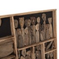 WALL DECORATION MYST FK4281 FRAME WITH FIGURINES MADE OF DRIFTWOOD 200x6x120Hcm. WALL DECORATION MYST FK4281 FRAME WITH FIGURINES MADE OF DRIFTWOOD 200x6x120Hcm.