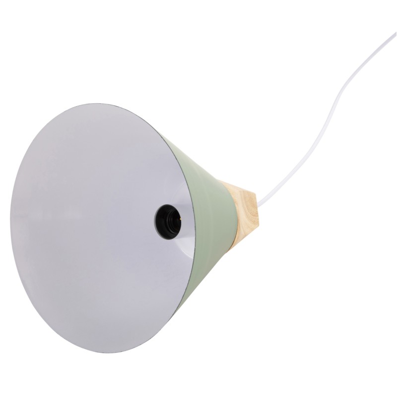 CEILING PENDANT LAMP FK4147 GREEN METAL CAP Φ25x118Hcm. CEILING PENDANT LAMP FK4147 GREEN METAL CAP Φ25x118Hcm.