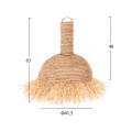 CEILING PENDANT LAMP WITH FRINGES FK7855 DRIED PALM FIBERS Φ41,5x48Hcm. CEILING PENDANT LAMP WITH FRINGES FK7855 DRIED PALM FIBERS Φ41,5x48Hcm.