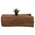 COFFEE TABLE TORANKU FK9796 SOLID TEAK TRUNK IN NATURAL