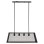 CEILING PENDANT LUMINAIRE FK4179 BLACK METAL 4-LIGHT 78x30,5x26Hcm.