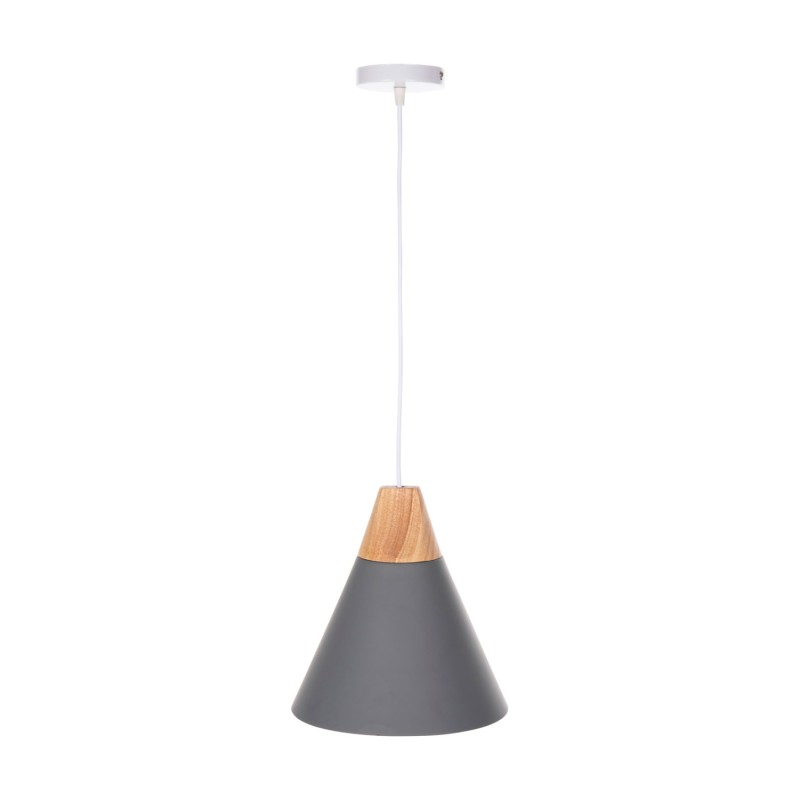 CEILING PENDANT LAMP FK4150 GREY METAL CAP Φ21,5x115Hcm. CEILING PENDANT LAMP FK4150 GREY METAL CAP Φ21,5x115Hcm.