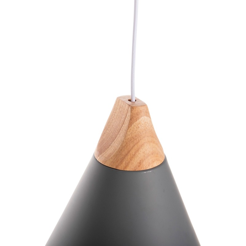 CEILING PENDANT LAMP FK4150 GREY METAL CAP Φ21,5x115Hcm. CEILING PENDANT LAMP FK4150 GREY METAL CAP Φ21,5x115Hcm.