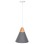 CEILING PENDANT LAMP FK4150 GREY METAL CAP Φ21,5x115Hcm.