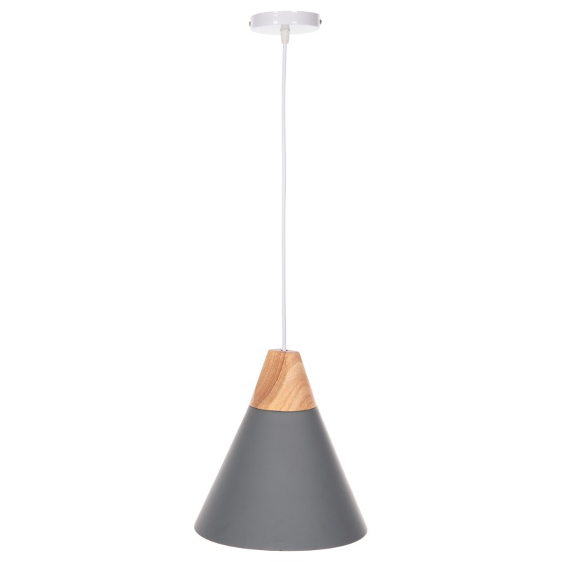 CEILING PENDANT LAMP FK4150 GREY METAL CAP Φ21,5x115Hcm. CEILING PENDANT LAMP FK4150 GREY METAL CAP Φ21,5x115Hcm.