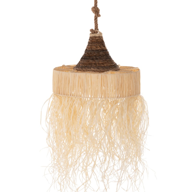 CEILING PENDANT LUMINAIRE SET FK11922 ROPE AND DRIED PALM LEAF FIBERS Φ51Χ155+H cm. CEILING PENDANT LUMINAIRE SET FK11922 ROPE AND DRIED PALM LEAF FIBERS Φ51Χ155+H cm.