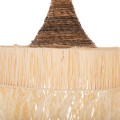 CEILING PENDANT LUMINAIRE SET FK11922 ROPE AND DRIED PALM LEAF FIBERS Φ51Χ155+H cm. CEILING PENDANT LUMINAIRE SET FK11922 ROPE AND DRIED PALM LEAF FIBERS Φ51Χ155+H cm.