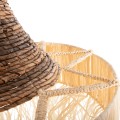 CEILING PENDANT LUMINAIRE SET FK11922 ROPE AND DRIED PALM LEAF FIBERS Φ51Χ155+H cm. CEILING PENDANT LUMINAIRE SET FK11922 ROPE AND DRIED PALM LEAF FIBERS Φ51Χ155+H cm.