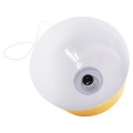 CEILING PENDANT LUMINAIRE FK4158.06 YELLOW ALUMINUM CAP-WHITE CABLE Φ30x123,5Hcm. CEILING PENDANT LUMINAIRE FK4158.06 YELLOW ALUMINUM CAP-WHITE CABLE Φ30x123,5Hcm.