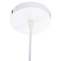 CEILING PENDANT LUMINAIRE FK4158.06 YELLOW ALUMINUM CAP-WHITE CABLE Φ30x123,5Hcm. CEILING PENDANT LUMINAIRE FK4158.06 YELLOW ALUMINUM CAP-WHITE CABLE Φ30x123,5Hcm.