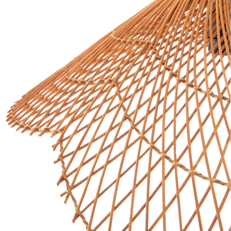 CEILING PENDANT LUMINAIRE SET FK11925.01 ROPE AND NATURAL RATTAN Φ58.5Χ131H cm. CEILING PENDANT LUMINAIRE SET FK11925.01 ROPE AND NATURAL RATTAN Φ58.5Χ131H cm.