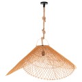 CEILING PENDANT LUMINAIRE SET FK11926 ROPE- NATURAL RATTAN-SAND BEIGE Φ97Χ146H cm. CEILING PENDANT LUMINAIRE SET FK11926 ROPE- NATURAL RATTAN-SAND BEIGE Φ97Χ146H cm.