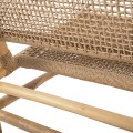 OUTDOOR SOFA 2-SEATER LONDER FK5984 TEAK WOOD AND SYNTHETIC TWISTED RATTAN 120x75x78H cm. OUTDOOR SOFA 2-SEATER LONDER FK5984 TEAK WOOD AND SYNTHETIC TWISTED RATTAN 120x75x78H cm.
