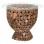 BAR TABLE ROUND LEEROY FK9806 TEAK WOOD PIECES Φ120x104Hcm.