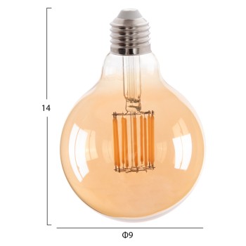 LIGHT BULB FK4049.02 GLOBO LED FILAMENT 12W E27 3000K GOLD LIGHT BULB FK4049.02 GLOBO LED FILAMENT 12W E27 3000K GOLD