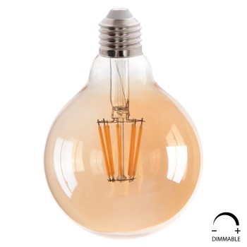LIGHT BULB FK4050.02 GLOBO LED FILAMENT 8W E27 3000K GOLD DIMMABLE