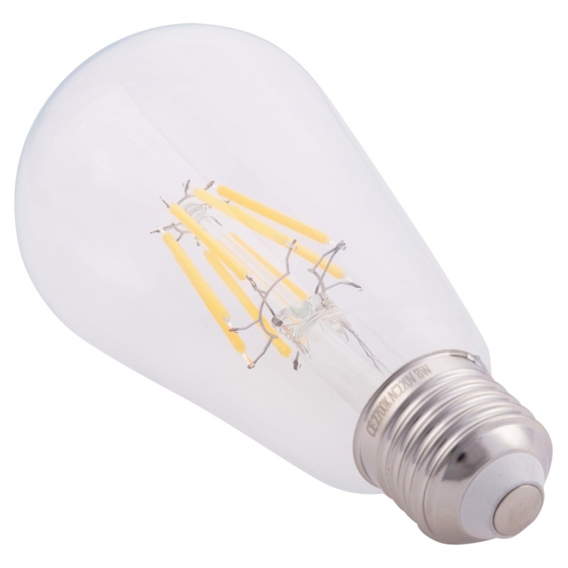 LIGHT BULB FK4188.01 LED FILAMENT 8W E27 DIMMABLE 2700K CLEAR LIGHT BULB FK4188.01 LED FILAMENT 8W E27 DIMMABLE 2700K CLEAR