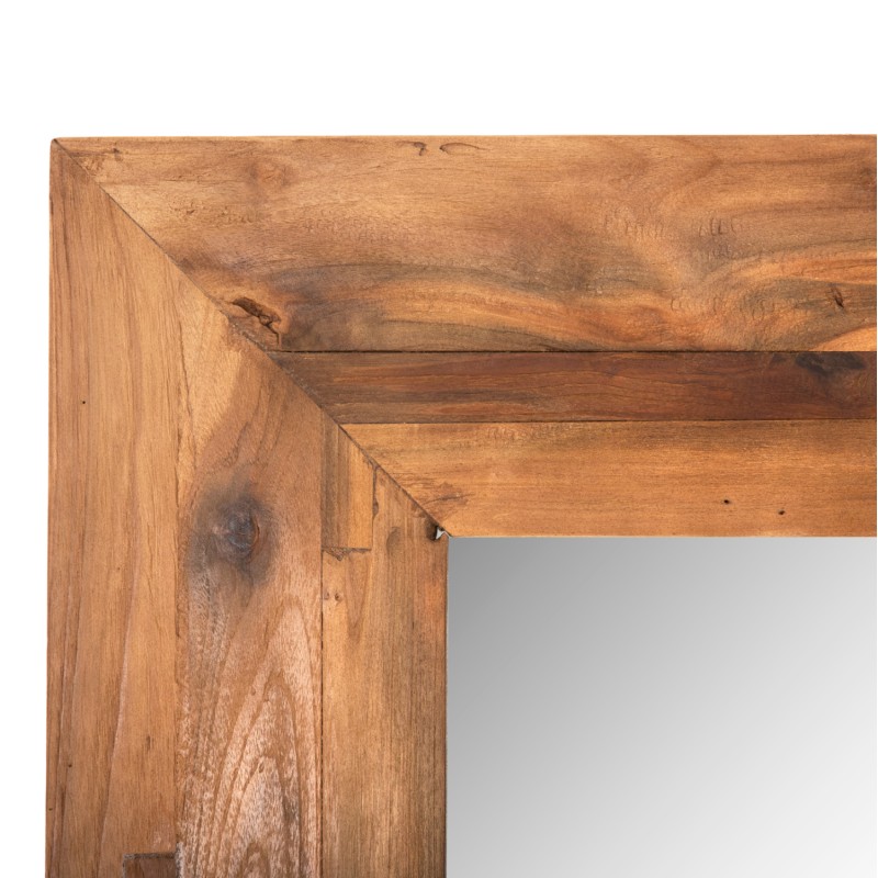 WALL MIRROR YORKSHIRE FK4268 RECYCLED TEAK WOOD FRAME 80x130cm. WALL MIRROR YORKSHIRE FK4268 RECYCLED TEAK WOOD FRAME 80x130cm.