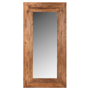 WALL MIRROR YORKSHIRE FK4269 RECYCLED TEAK WOOD FRAME 160x230cm.