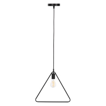 CEILING PENDANT LAMP FK4096 BLACK METAL TRIANGLE 38x132H cm.