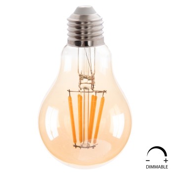 LIGHT BULB FK4045 LED FILAMENT 8W E27 3000K GOLD DIMMABLE