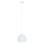 CEILING PENDANT LAMP FK4108 WHITE METAL BELL 19x19x115H cm.